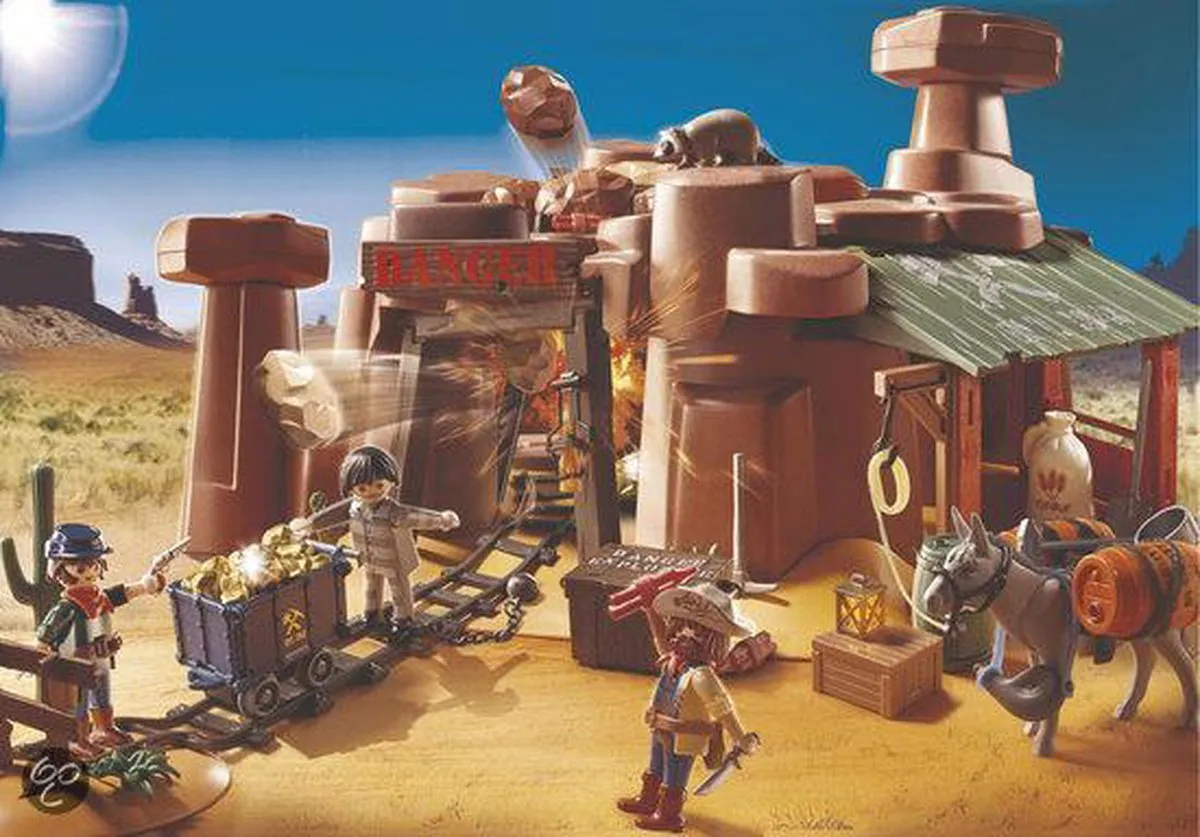 Playmobil Western Goudmijn 5246 - Meerkleurig