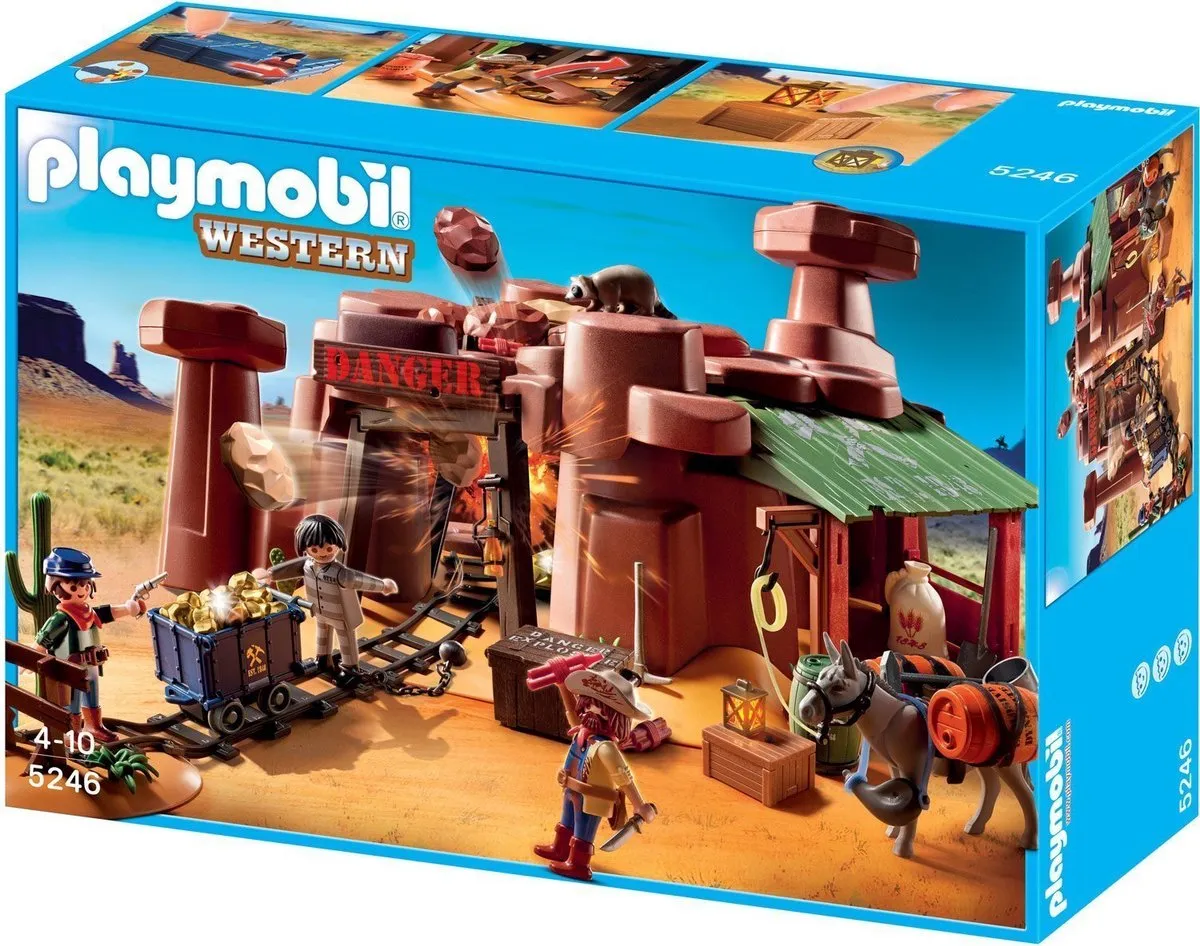 Playmobil Western Goudmijn 5246 - Meerkleurig