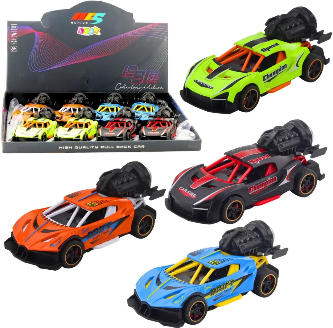 LEAN TOYS Sportwagen met Lichtgeluiden Rookeffect