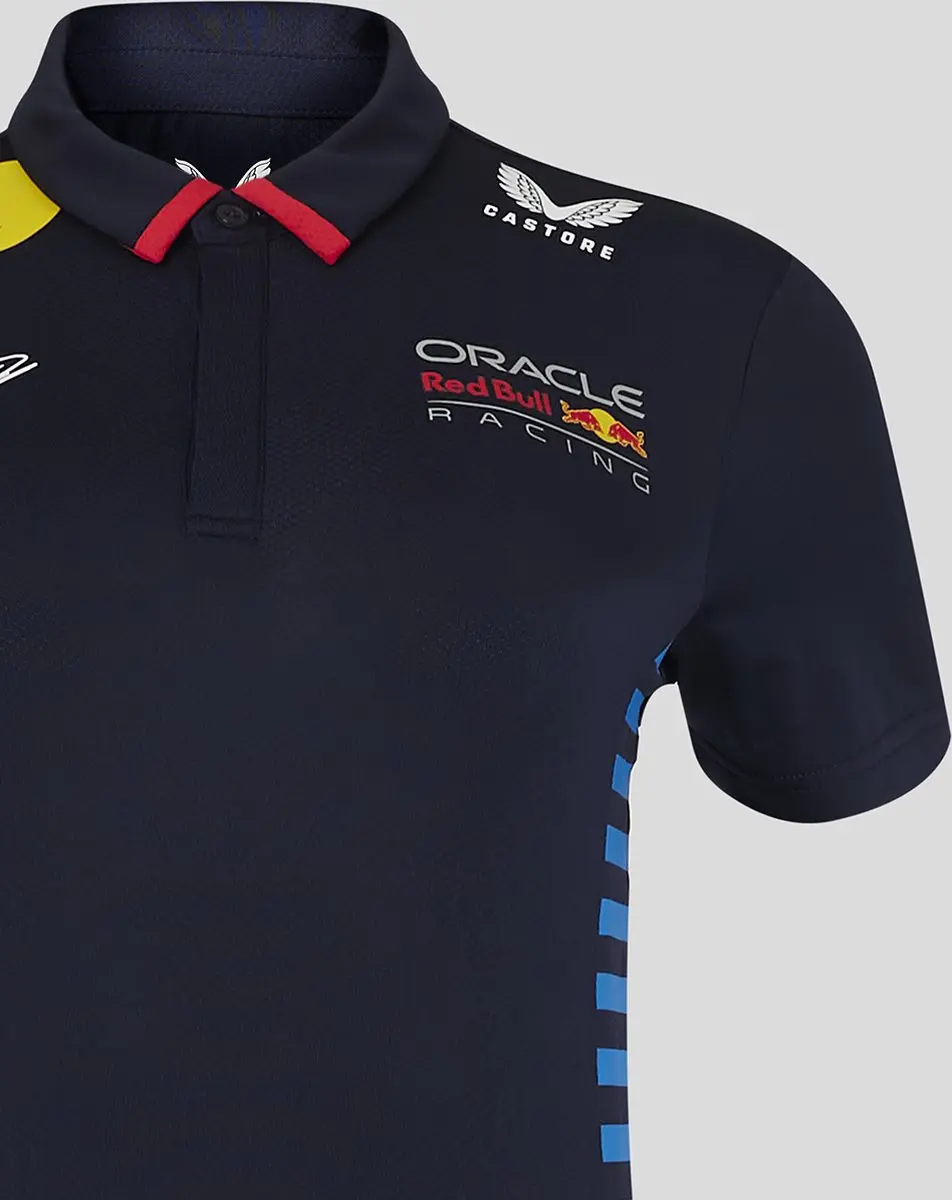 Castore Oracle Red Bull Racing Max Verstappen Dames Polo M - Blauw