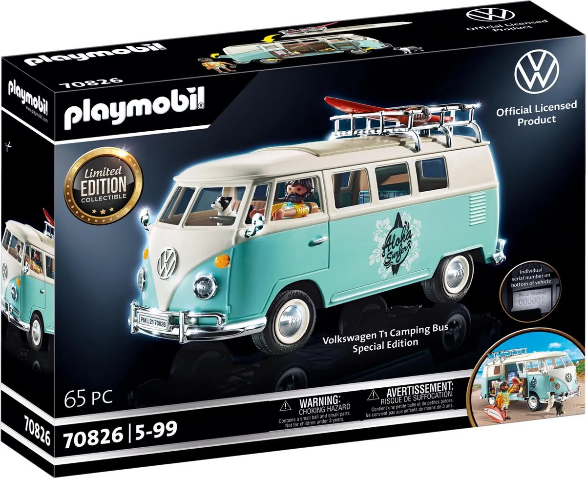 Playmobil Volkswagen T1 Campingbus Special Edition 70826