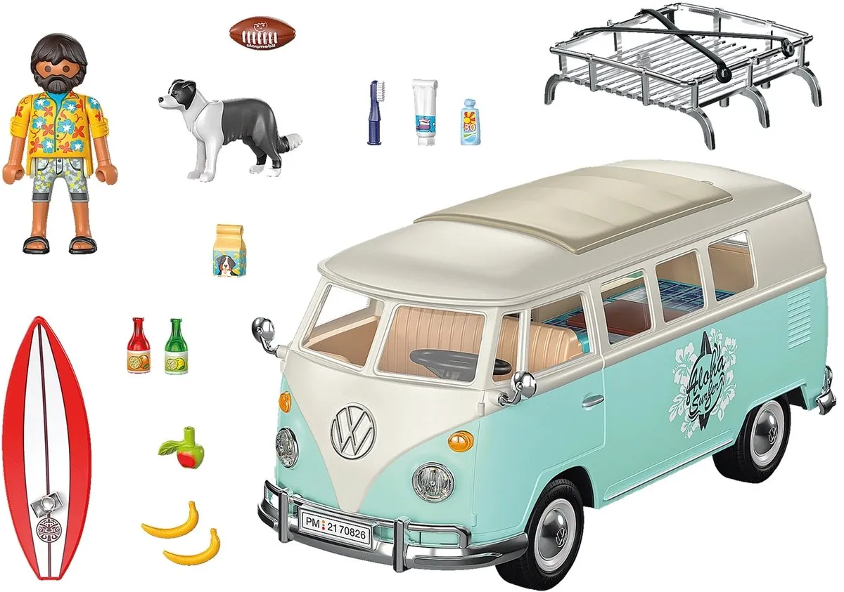 Playmobil Volkswagen T1 Campingbus Special Edition 70826 - Multicolor
