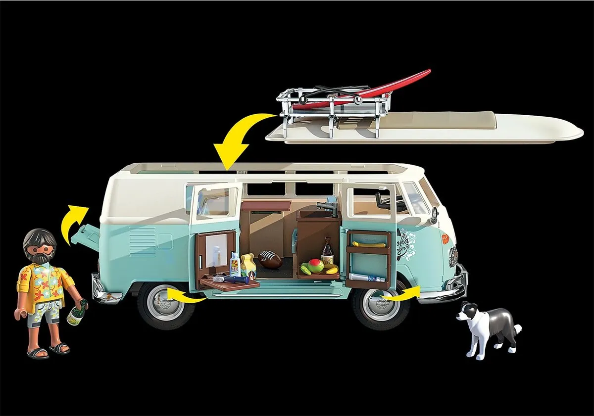 Playmobil Volkswagen T1 Campingbus Special Edition 70826 - Multicolor