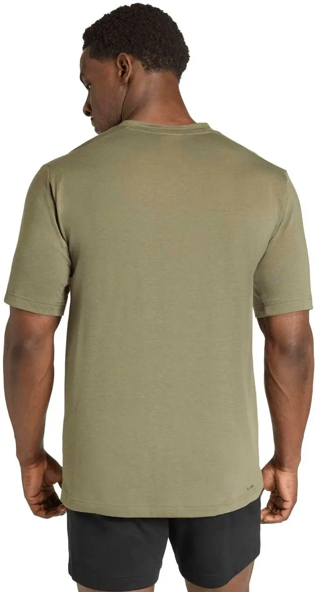 adidas Essentials Shirt Heren M - Olijfgroen