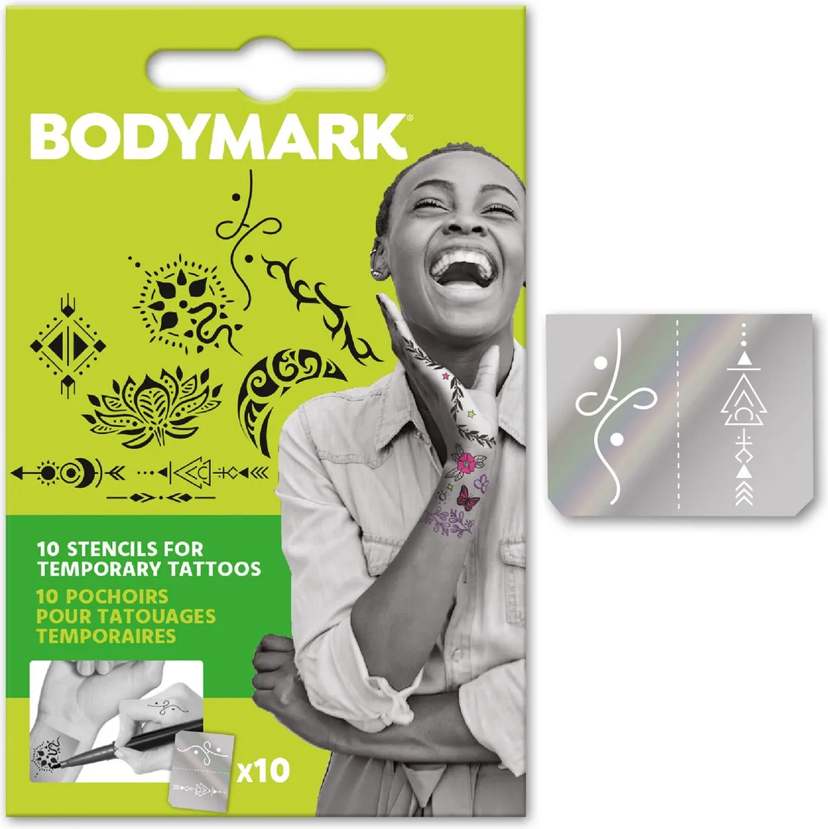 Bic Bodymark Tattoo Stencils 16 Stuks