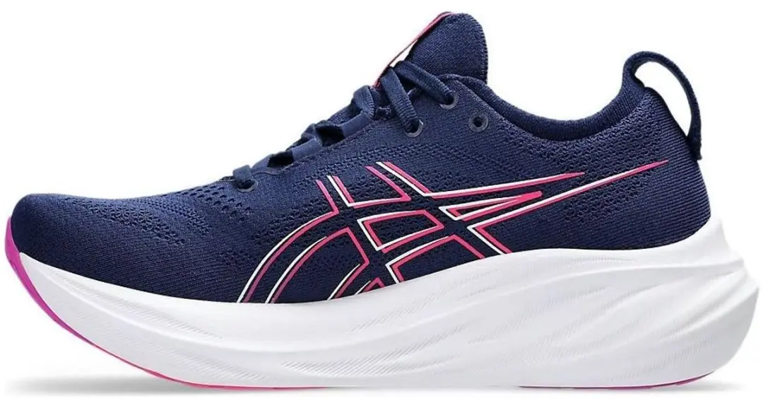 ASICS Gel-Nimbus 26 Hardloopschoenen 42.5 - Blauw Roze