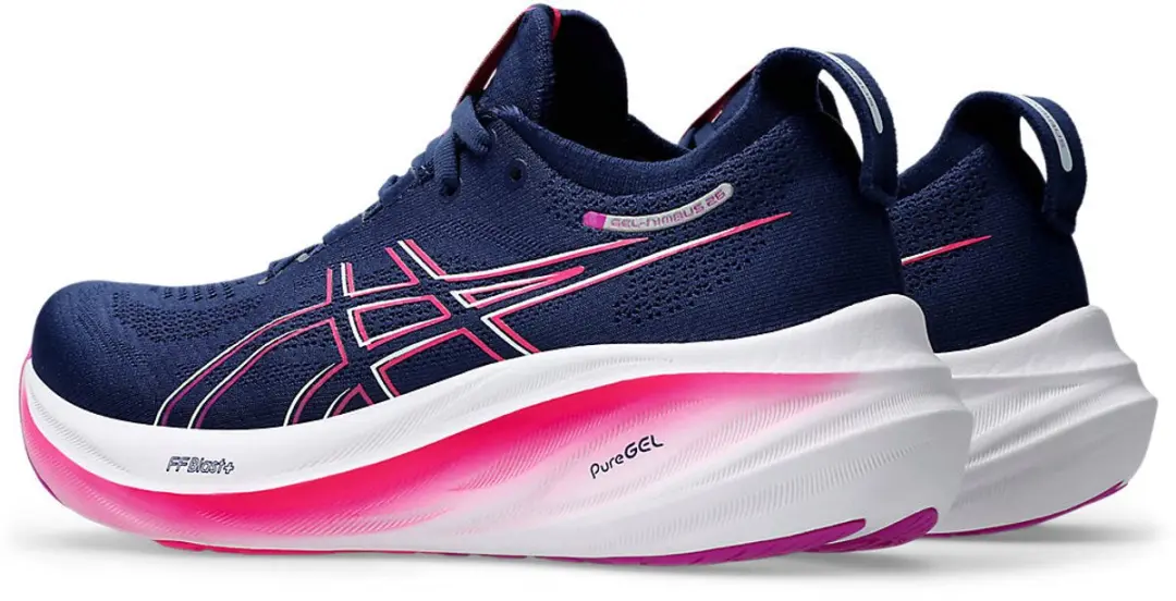 ASICS Gel-Nimbus 26 Hardloopschoenen 42.5 - Blauw Roze - afbeelding 6 van 6