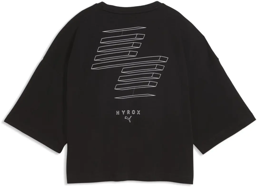 PUMA x HYROX Cropped Lifestyle T-shirt - XL - PUMA Black