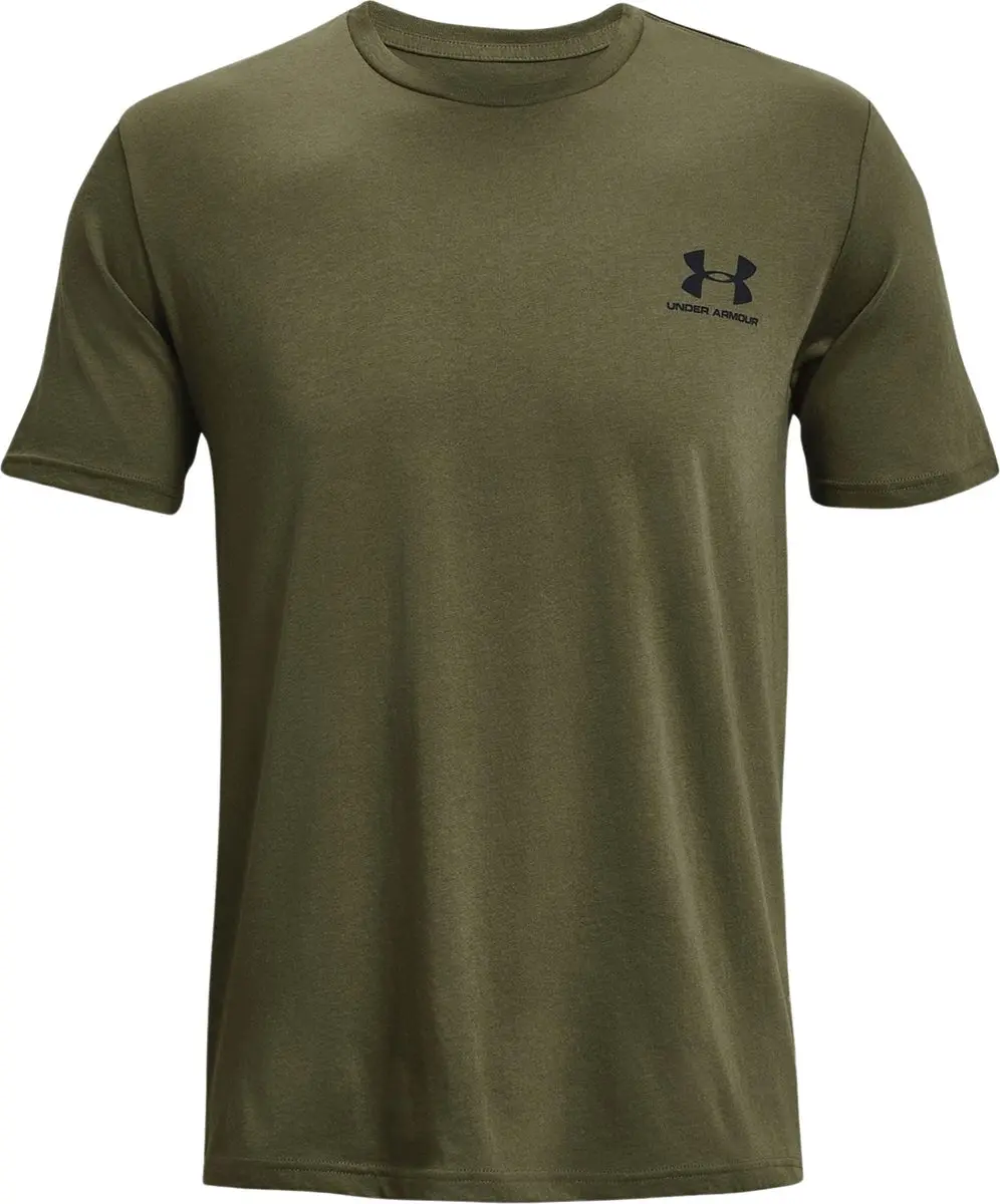 Under Armour UA M SPORTSTYLE LC Short Sleeve Heren Sportshirt - Groen XXL