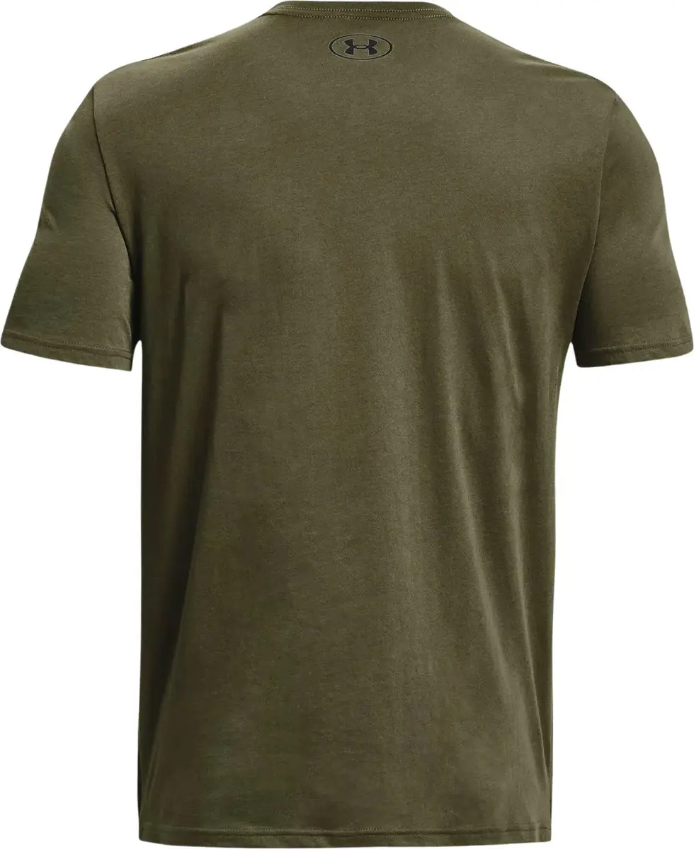 Under Armour UA M SPORTSTYLE LC Short Sleeve Heren Sportshirt - Groen XXL