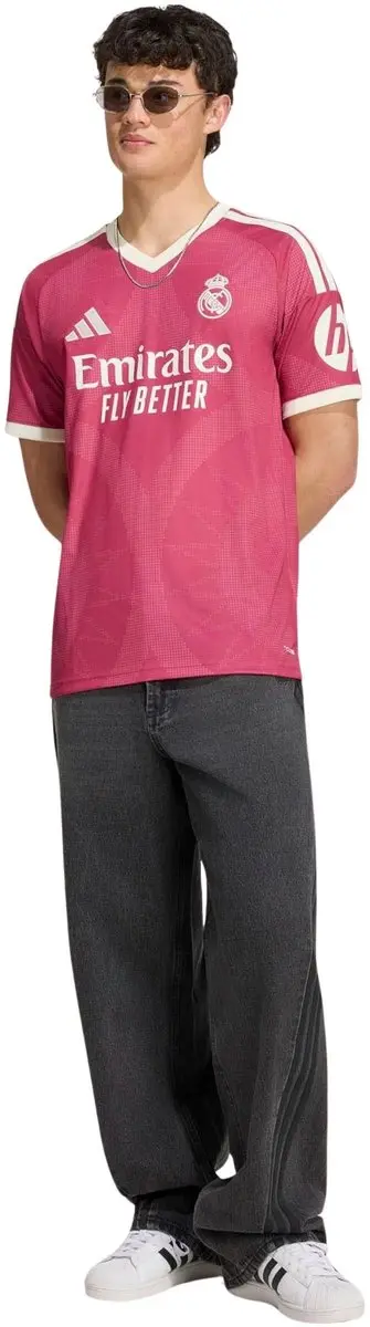 adidas Real Madrid Derde Shirt 26/27 - Maat S - Roze/Wit - afbeelding 2 van 6