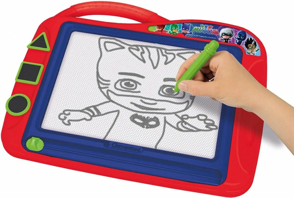 Clementoni Spiderman Magnetisch Tekenbord - Geel/Blauw/Rood