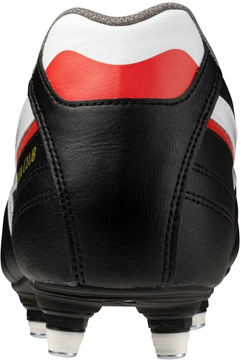 Mizuno Morelia II Club SI Voetbalschoenen - 39 - Zwart/Wit/Rood - afbeelding 3 van 3