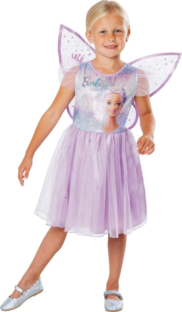 Barbie Fee Lilac Kostuum met Vleugels 110/116