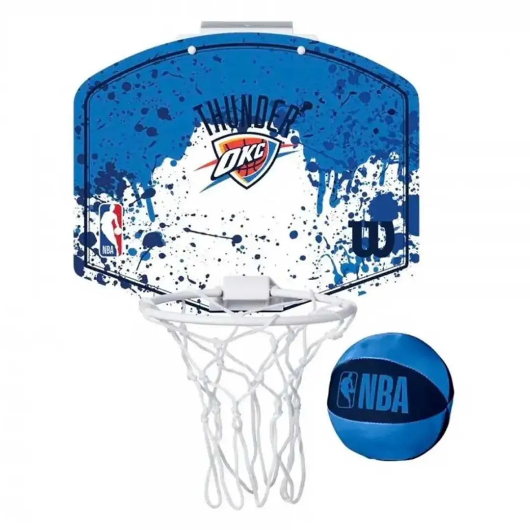 Wilson Team Mini Hoop NBA Thunder Set - Multicolor