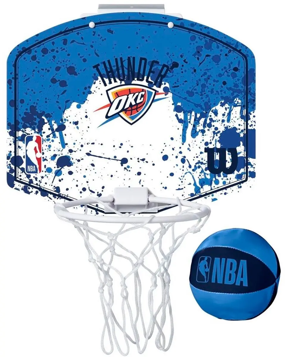 Wilson Team Mini Hoop NBA Thunder Set