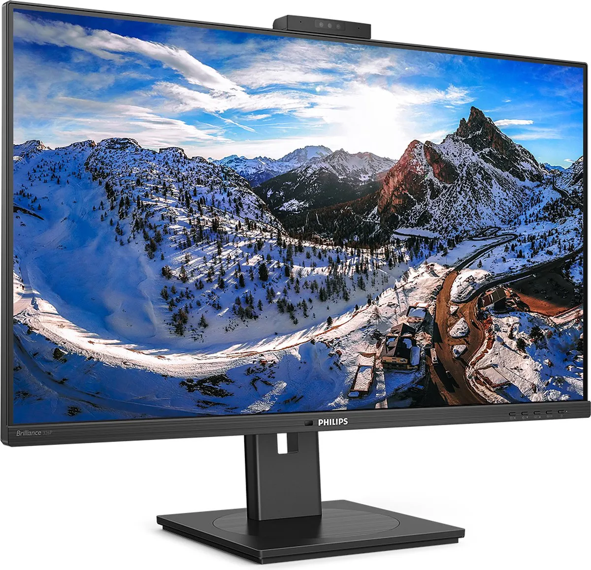 Philips 326P1H QHD Webcam Monitor 32 inch - USB-C Docking 90W