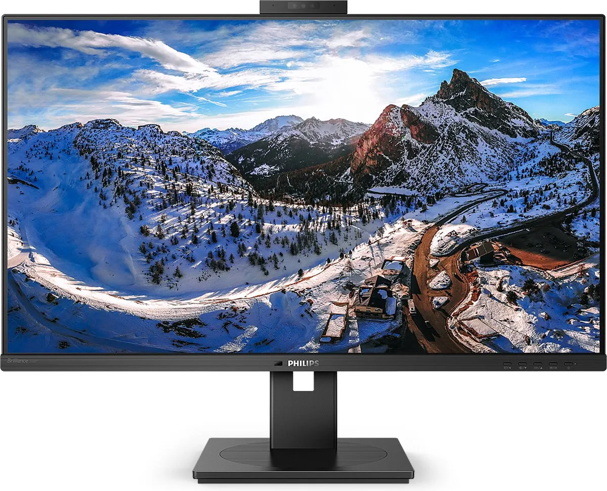 Philips 326P1H QHD Webcam Monitor 32 inch - USB-C Docking 90W