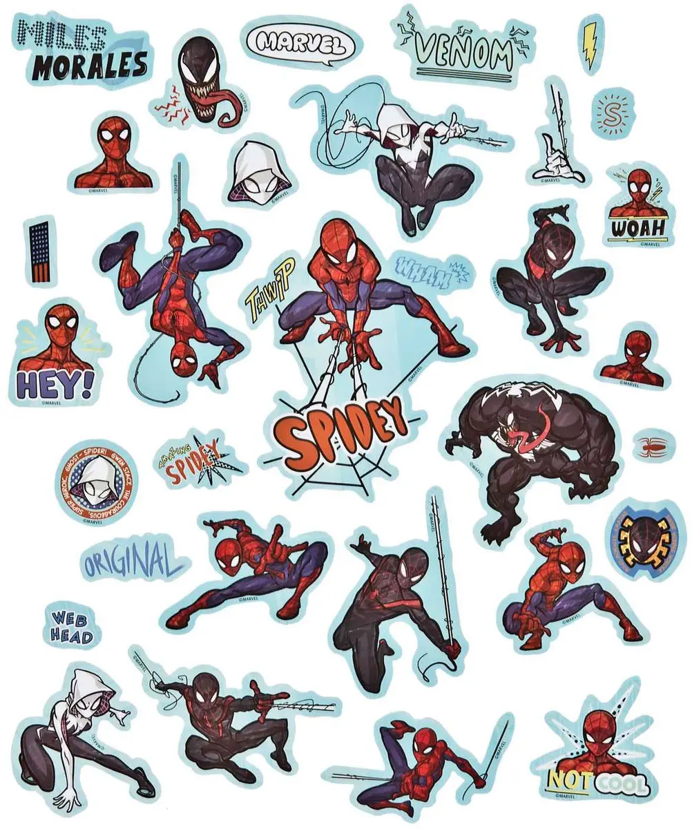 Spider-Man Stickers - 500 Stuks - Multicolor