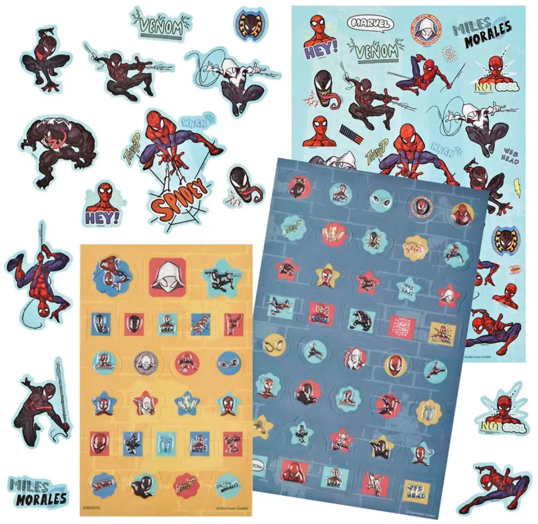 Spider-Man Stickers - 500 Stuks - Multicolor