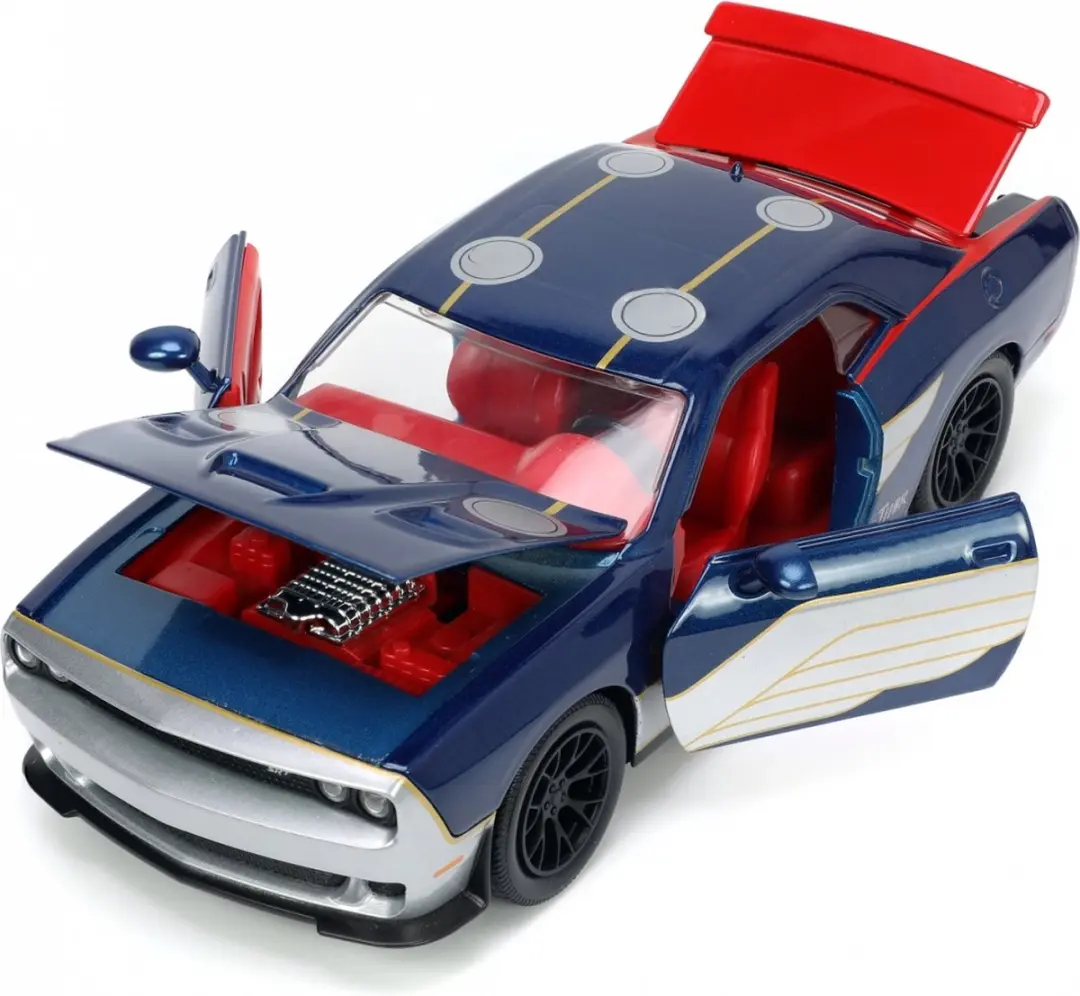 Jada Toys Marvel Thor Dodge Challenger 1:24 - Blauw
