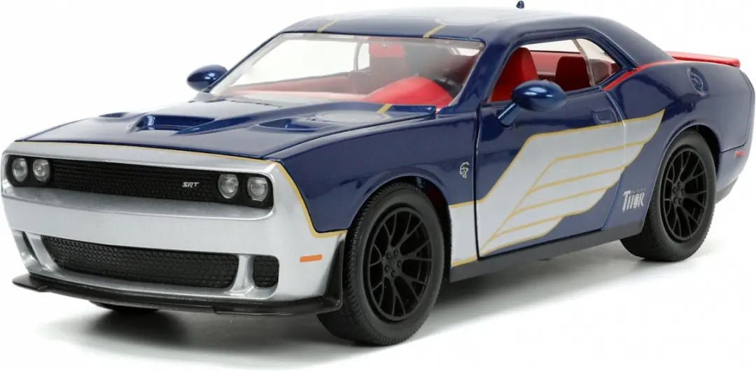 Jada Toys Marvel Thor Dodge Challenger 1:24 - Blauw