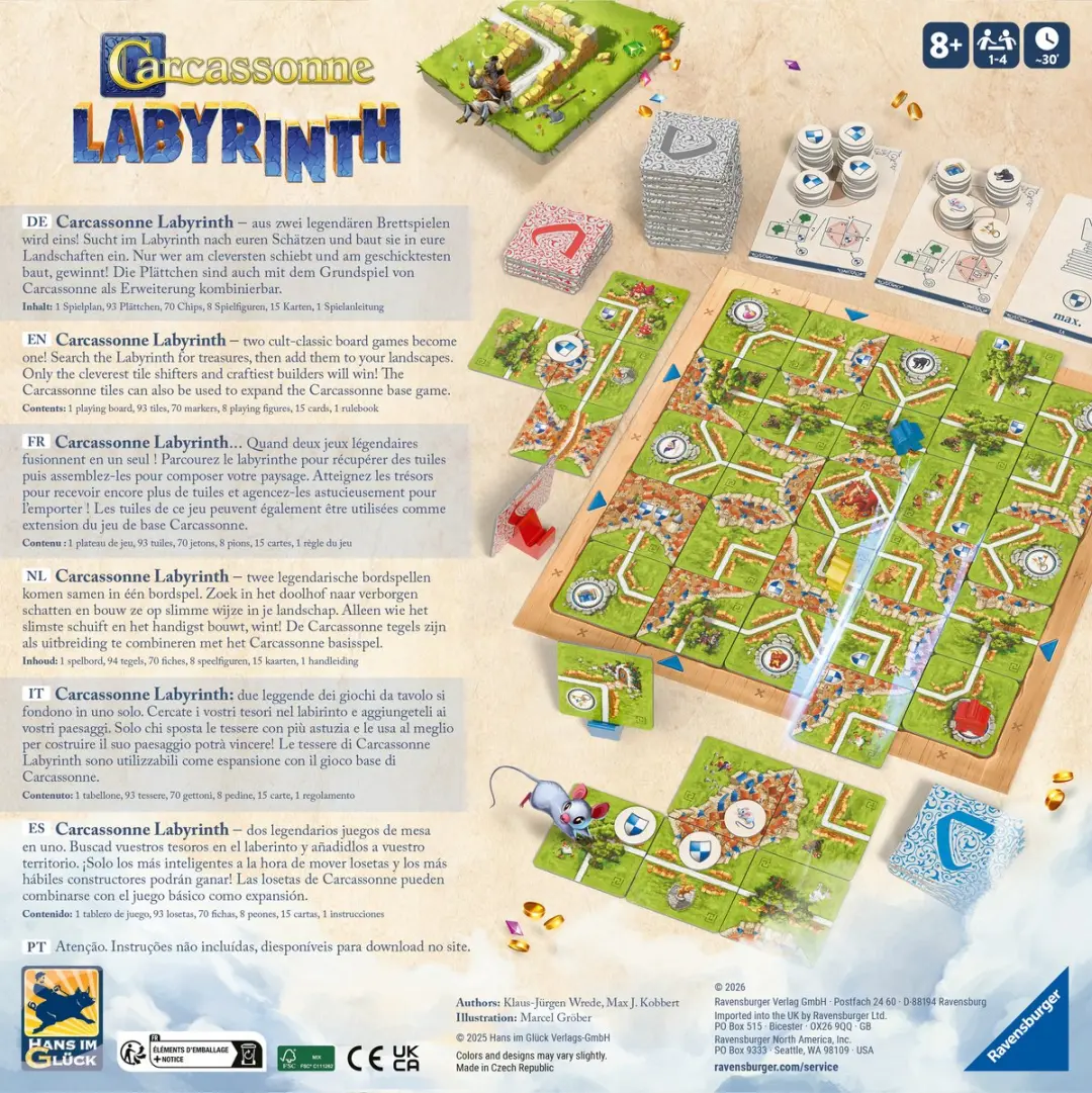 Ravensburger Carcassonne Labyrinth - 25176