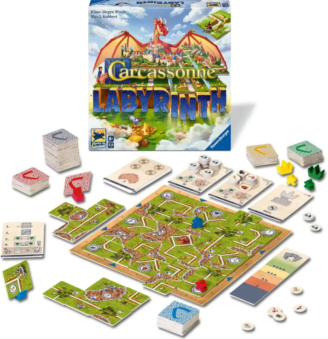 Ravensburger Carcassonne Labyrinth - 25176 - afbeelding 6 van 6