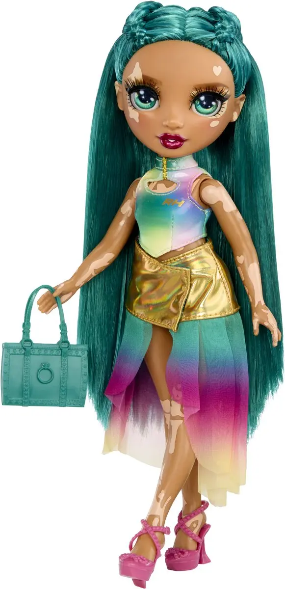 Van der Meulen Rainbow High Jewel Modepop 28cm - Smaragdgroen