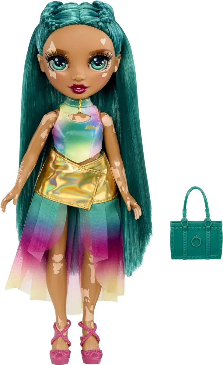 Van der Meulen Rainbow High Jewel Modepop 28cm - Smaragdgroen