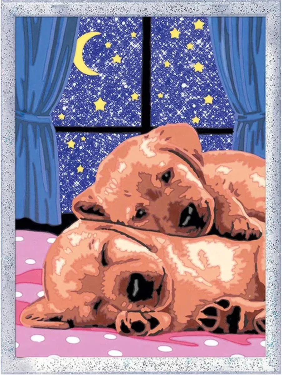 Ravensburger CreArt Sleep Well! Schilderen Op Nummer - Multicolor - 15 Kleuren