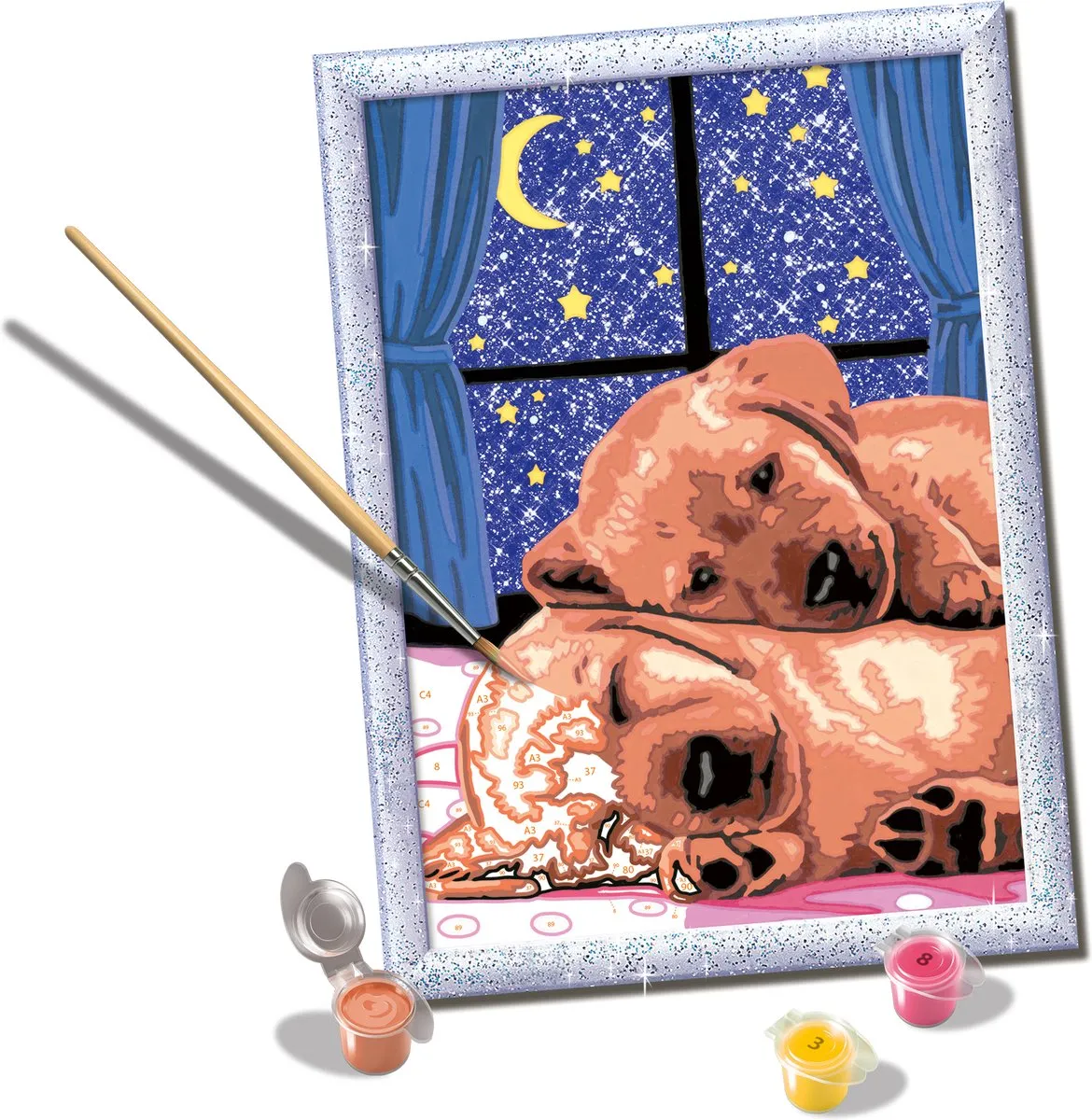 Ravensburger CreArt Sleep Well! Schilderen Op Nummer - Multicolor - 15 Kleuren