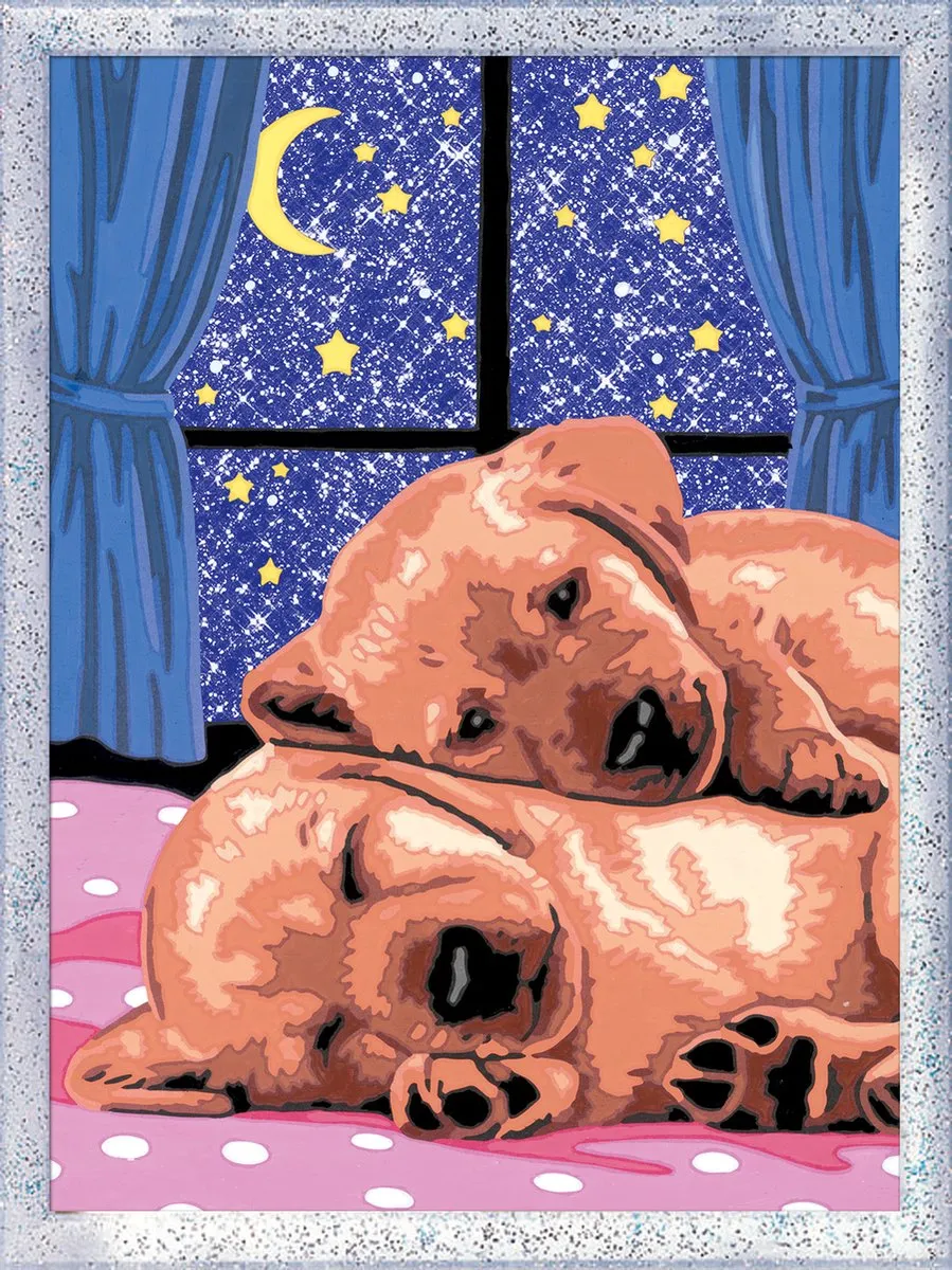 Ravensburger CreArt Sleep Well! Schilderen Op Nummer - Multicolor - 15 Kleuren