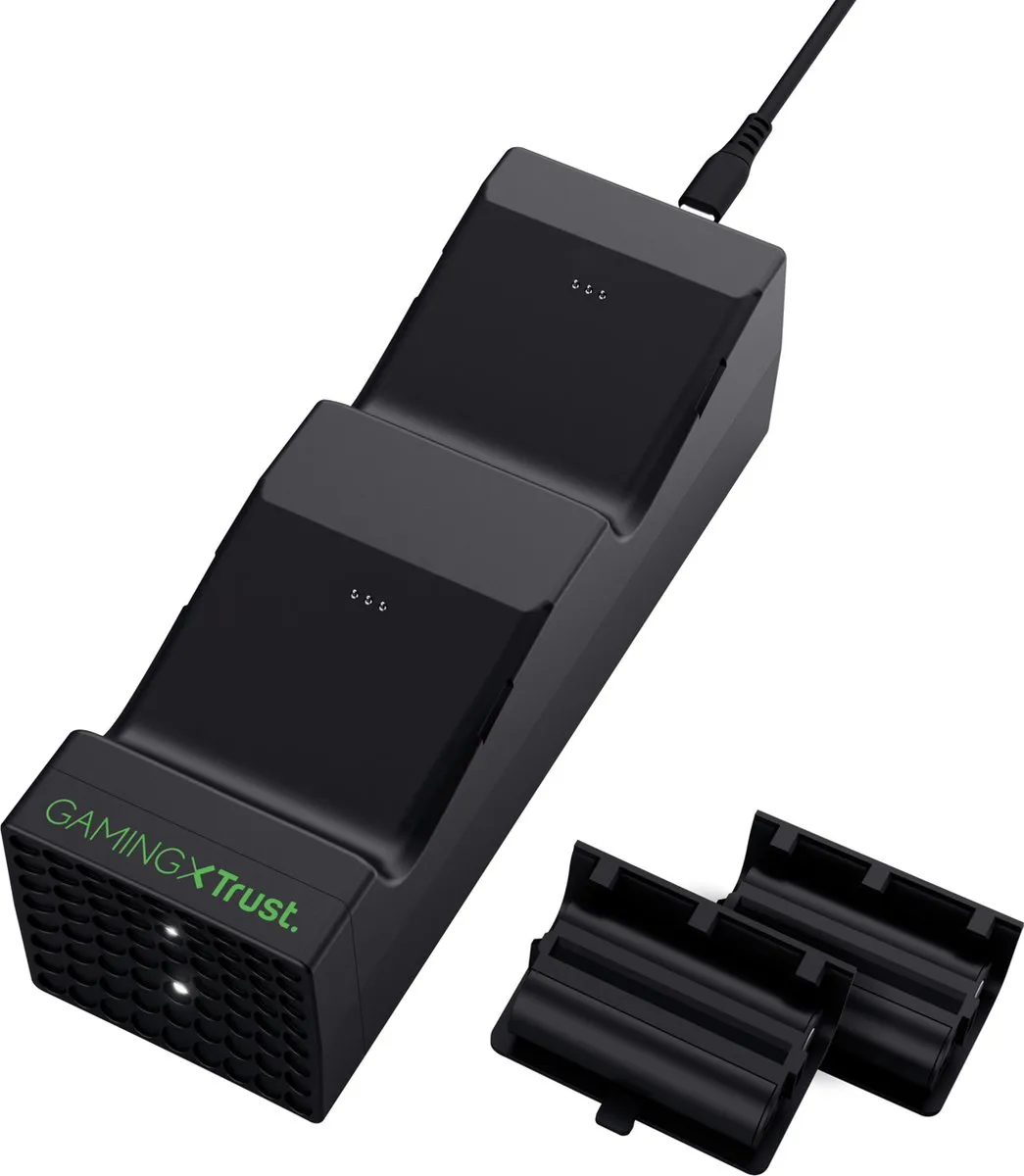 Trust GXT 250 Dubbel Oplaaddock Xbox Series X/S - Zwart