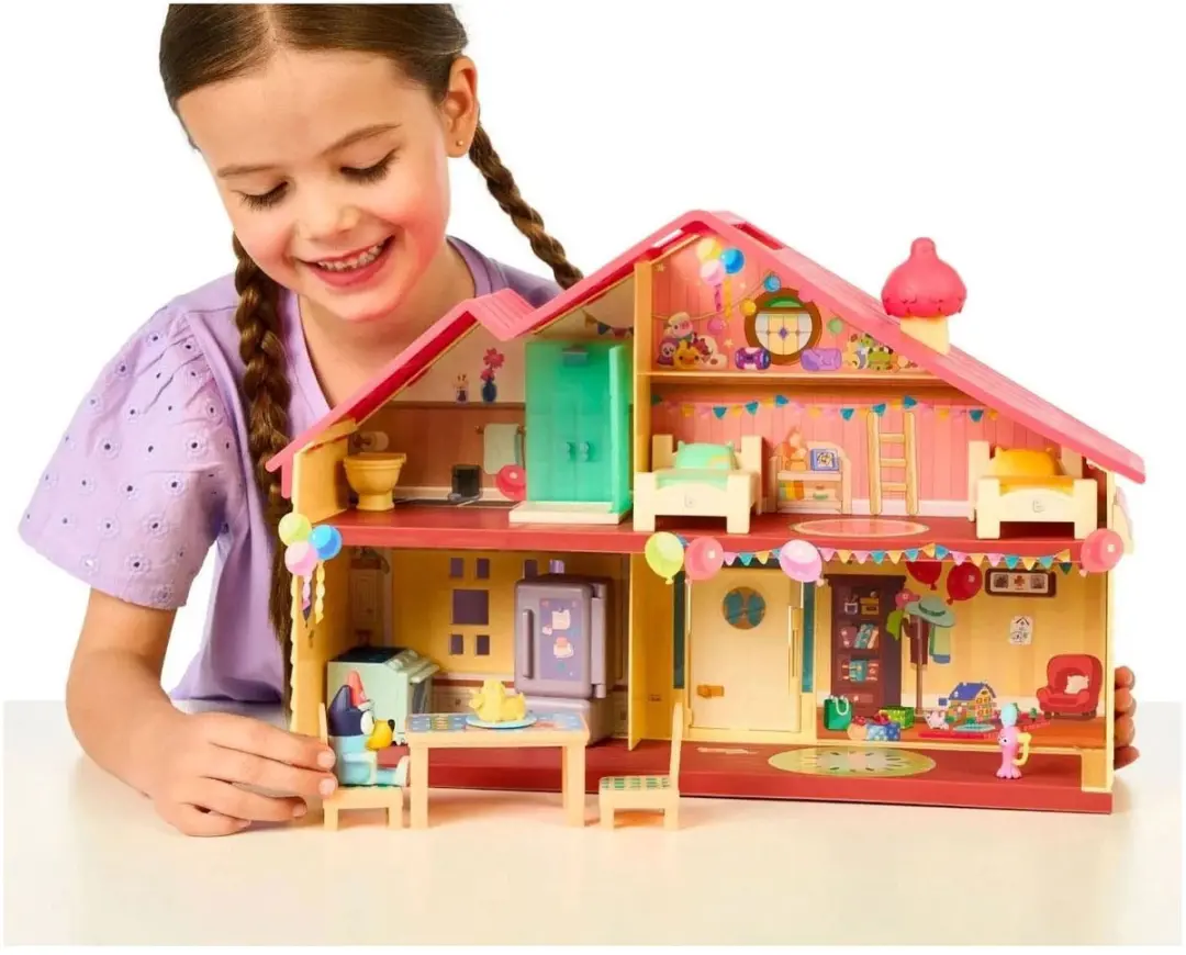 Moose Toys Bluey Celebration Huis - Multi kleuren