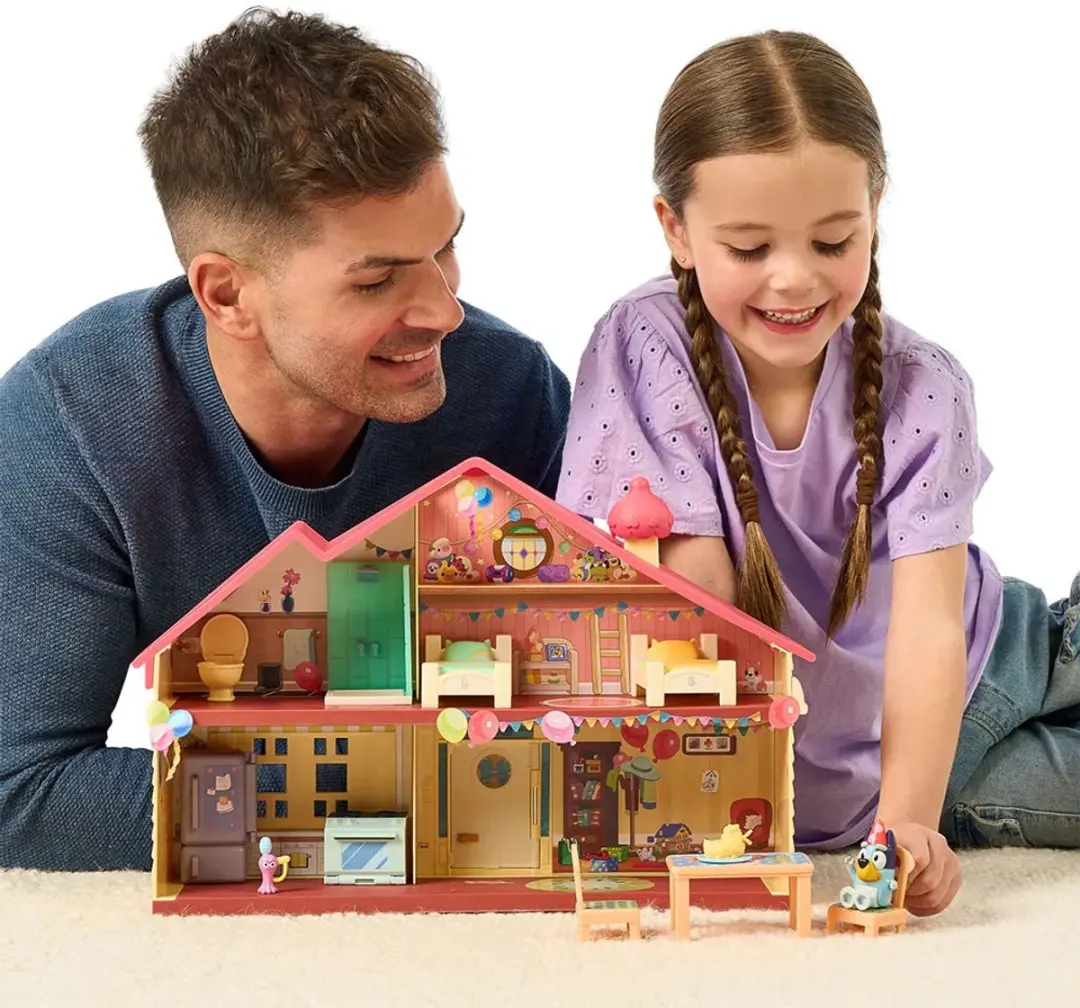 Moose Toys Bluey Celebration Huis - Multi kleuren