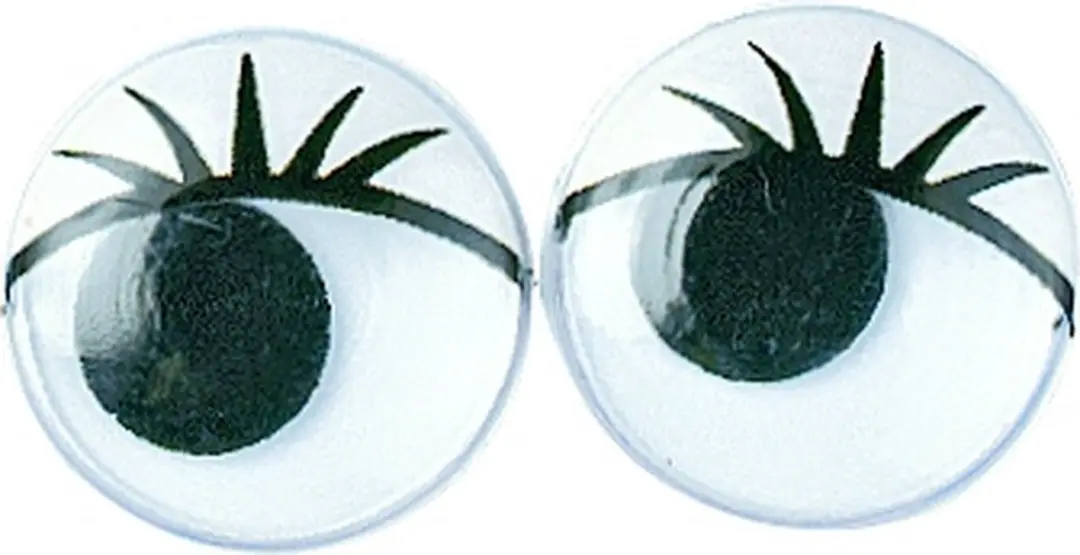Rayher Wiebel Oogjes 15mm - 16 Stuks - Multi