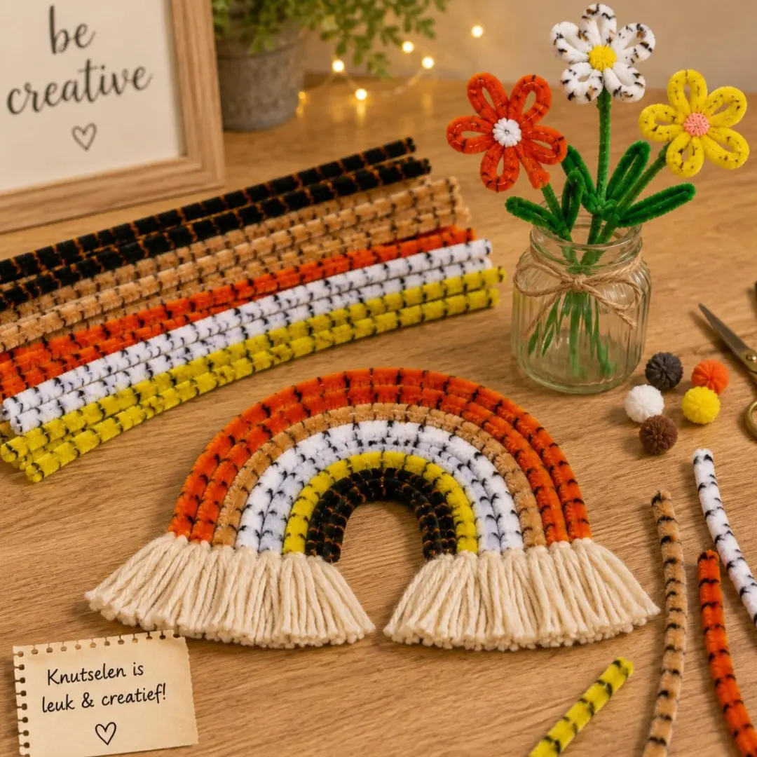 Rayher Chenilledraad Dierenprints - 50 Stuks