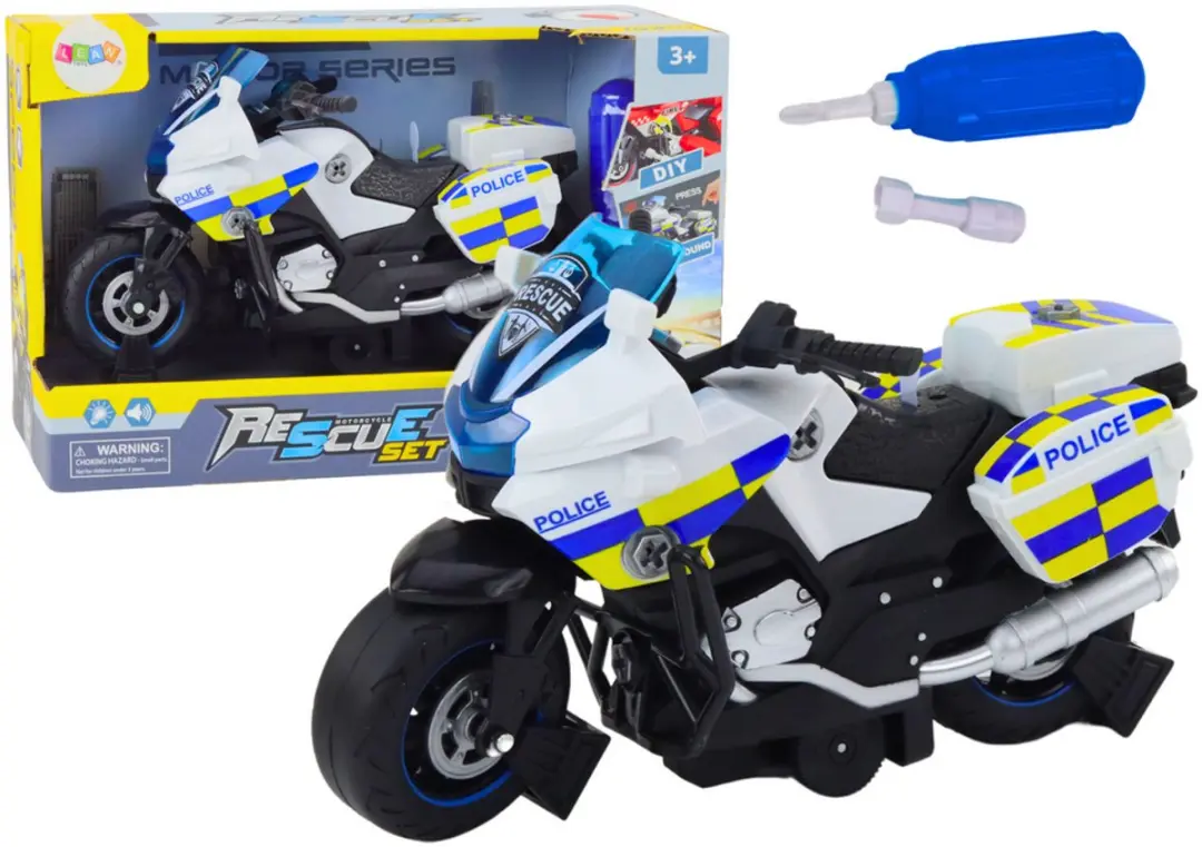 LEAN TOYS Politie Motor DIY-lichten