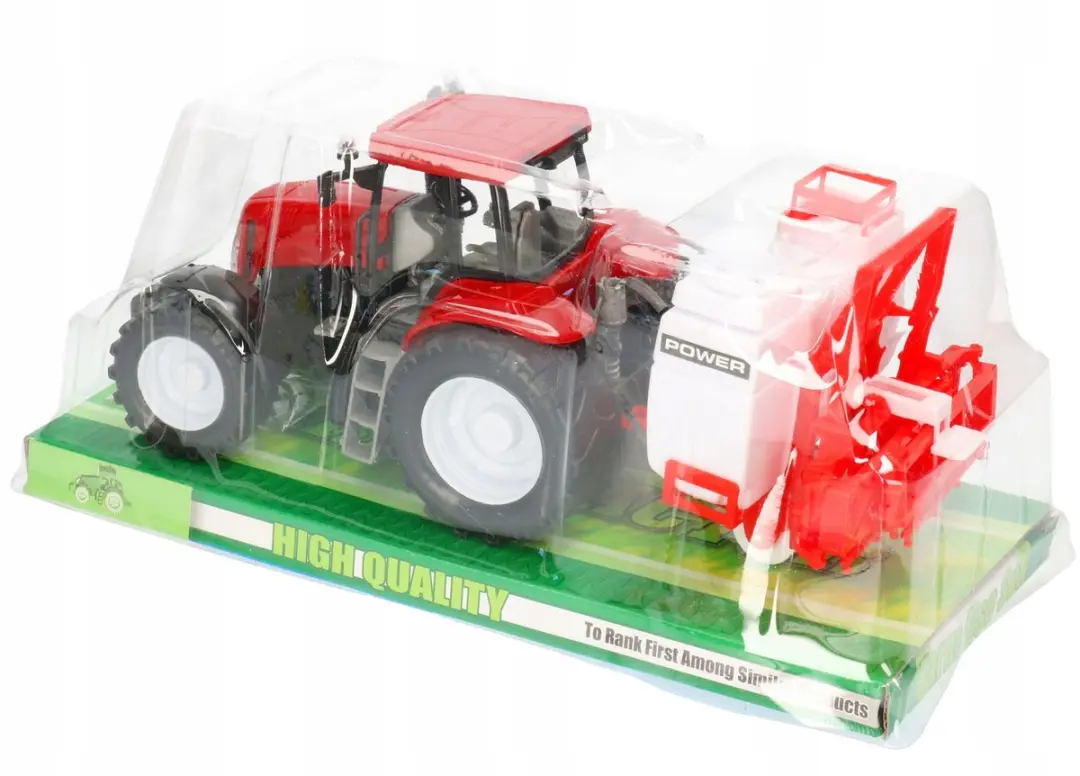 NIKKO Speeltractor met Spuitmachine - Blauw/Rood - afbeelding 4 van 4