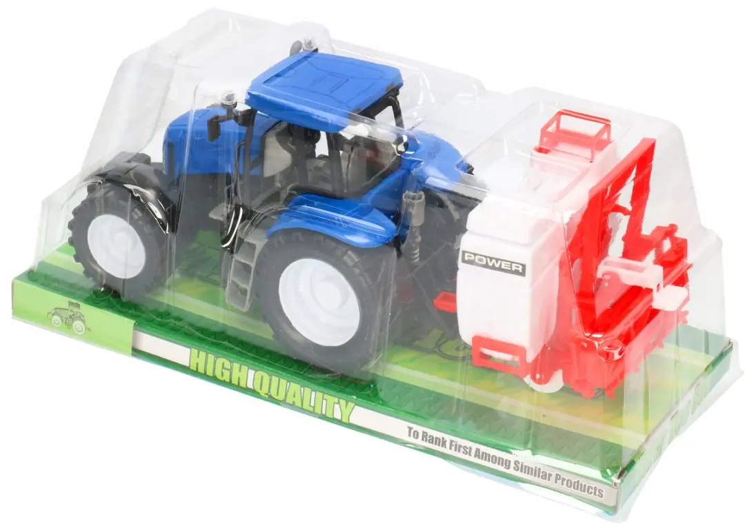 NIKKO Speeltractor met Spuitmachine - Blauw/Rood - afbeelding 2 van 4