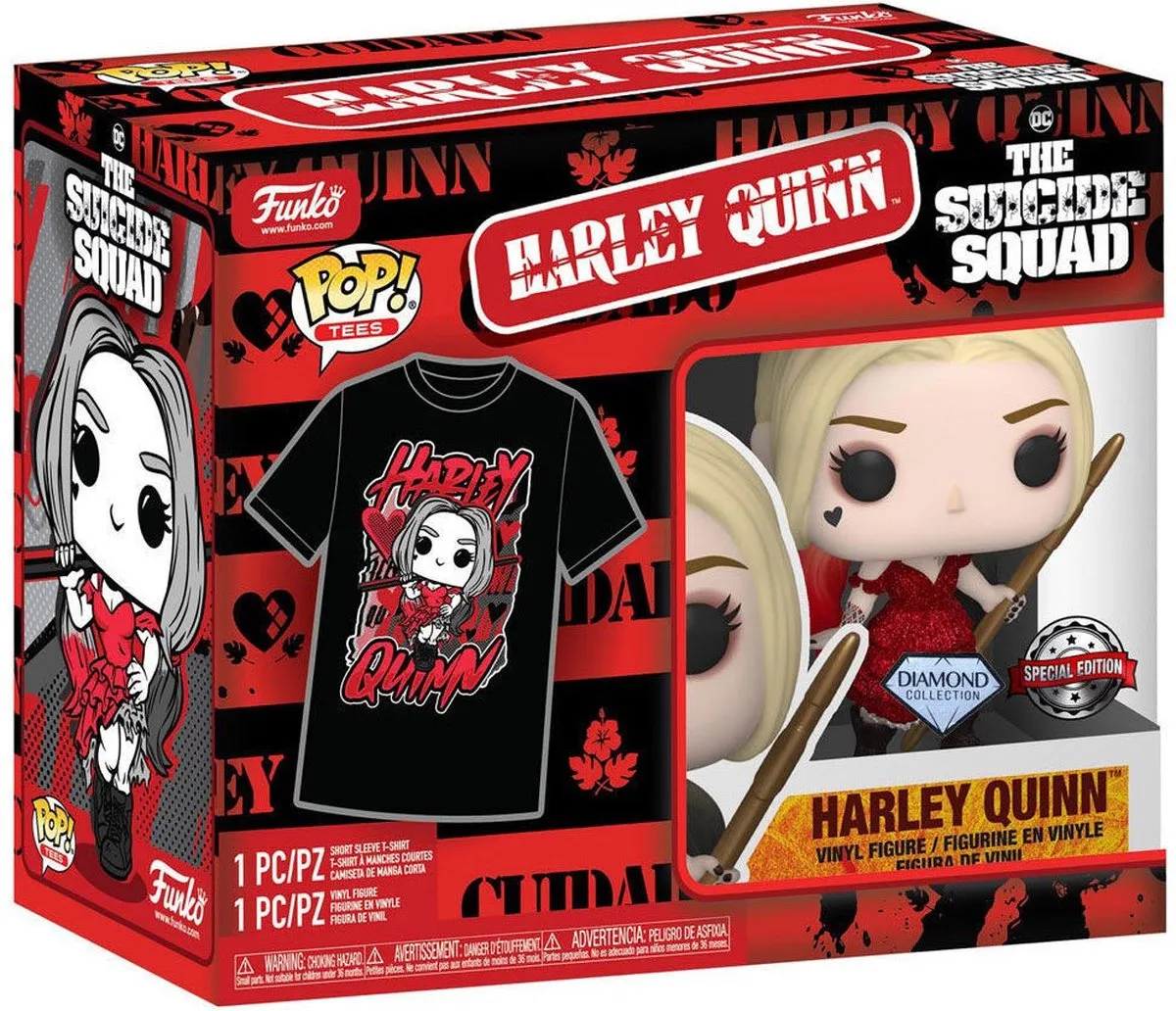Funko Pop! & Tee Box DC Suicide Squad Harley Quinn #1111 - Multi - afbeelding 4 van 6