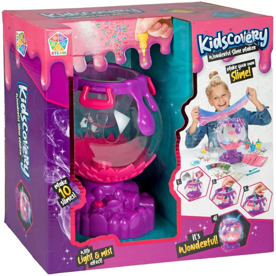 Toi-Toys Kidscovery Magisch Slijm Glazen Bol met Licht