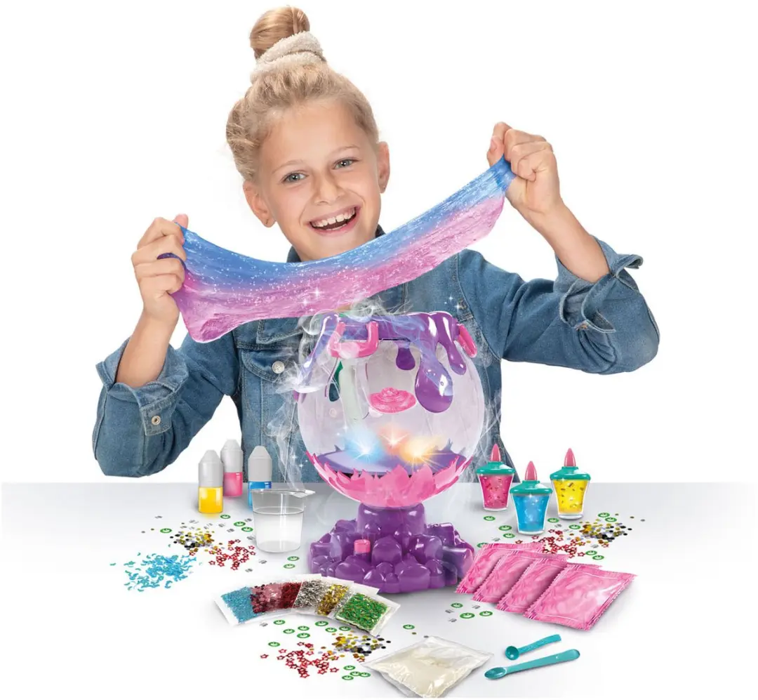 Toi-Toys Kidscovery Magisch Slijm Glazen Bol met Licht - Multi