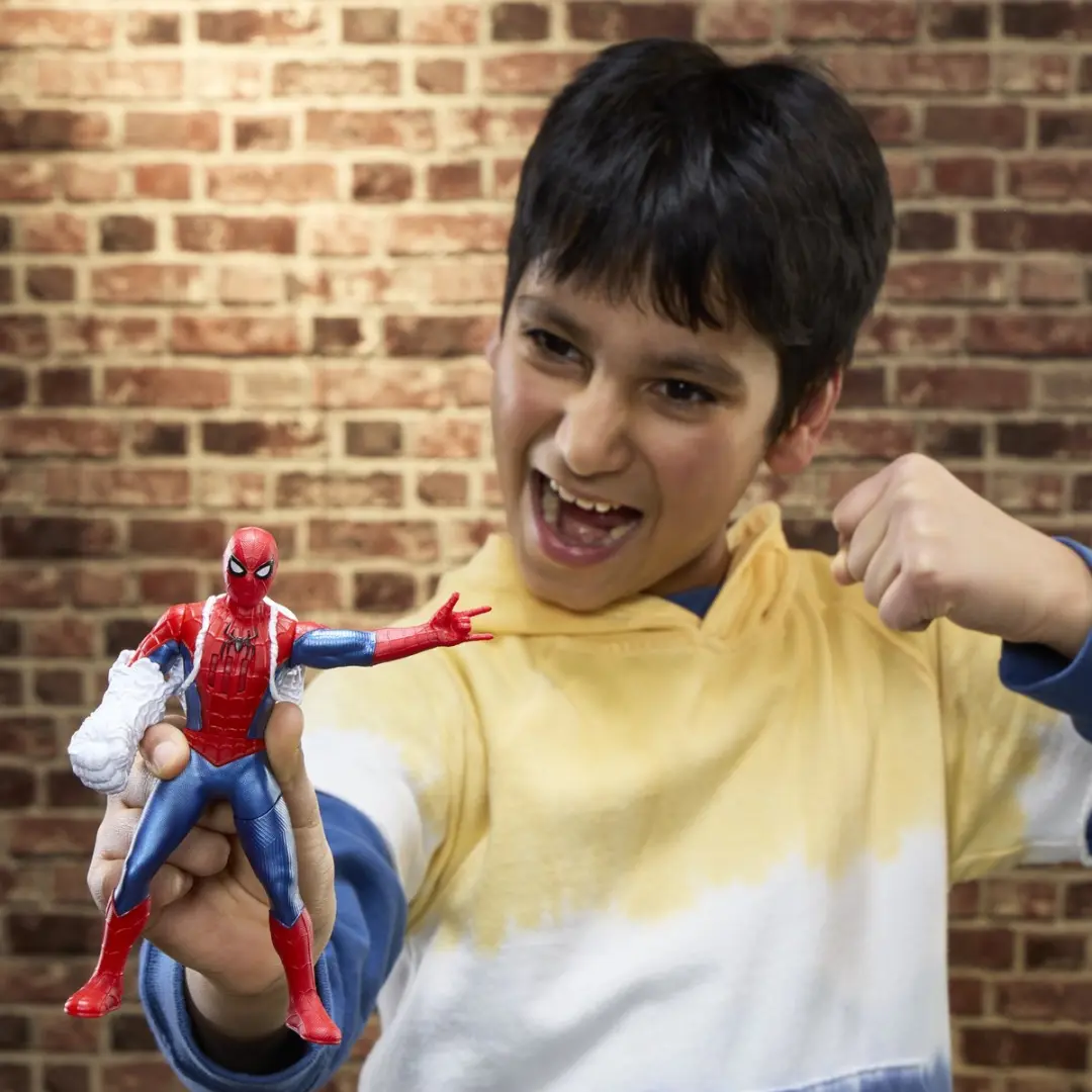 Hasbro Marvel Spider-Man Brand New Day Action FX - 15cm - Rood - afbeelding 6 van 6