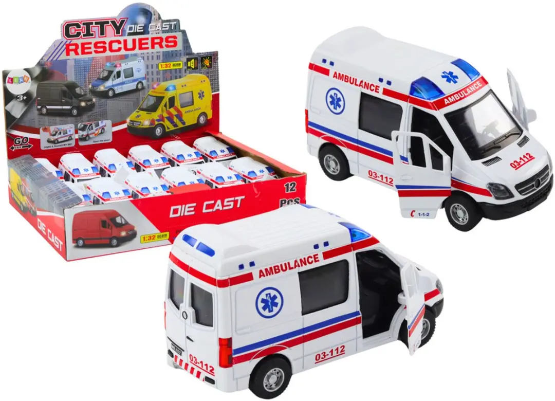 Lean Toys Ambulance 1:32