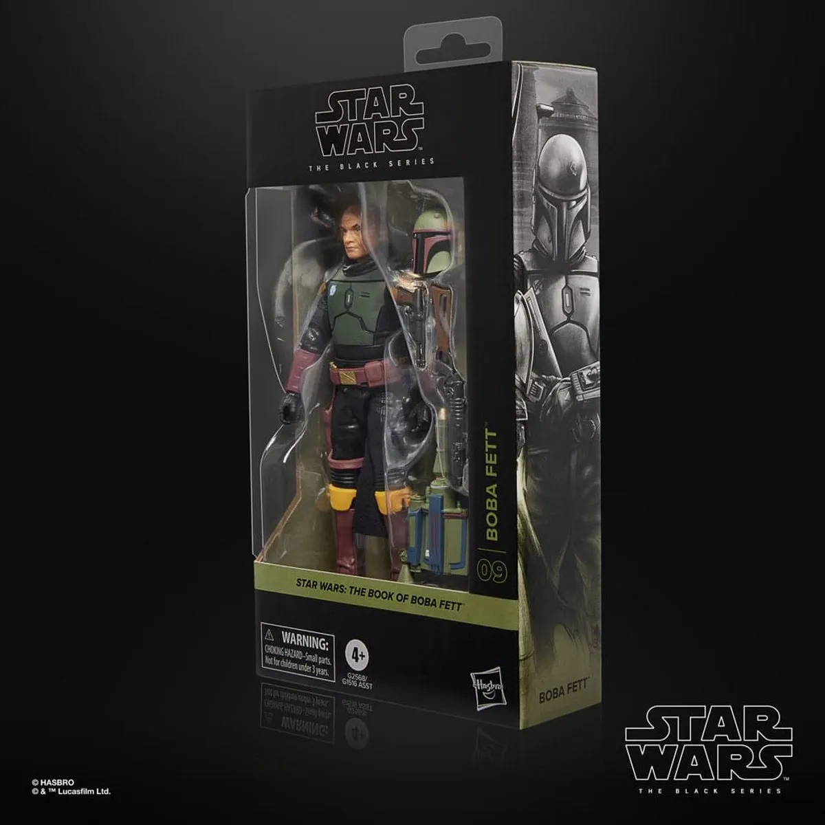 Hasbro Star Wars The Book of Boba Fett Black Series Boba Fett - 15cm - Multi - afbeelding 6 van 6