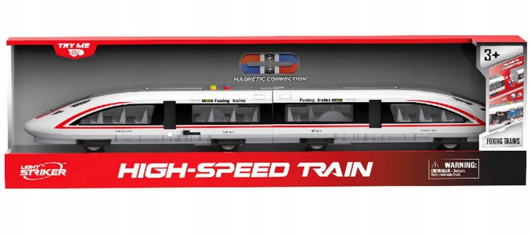 NIKKO Magische Trein Licht & Geluid 56cm - Rood/Wit/Zwart - afbeelding 2 van 3