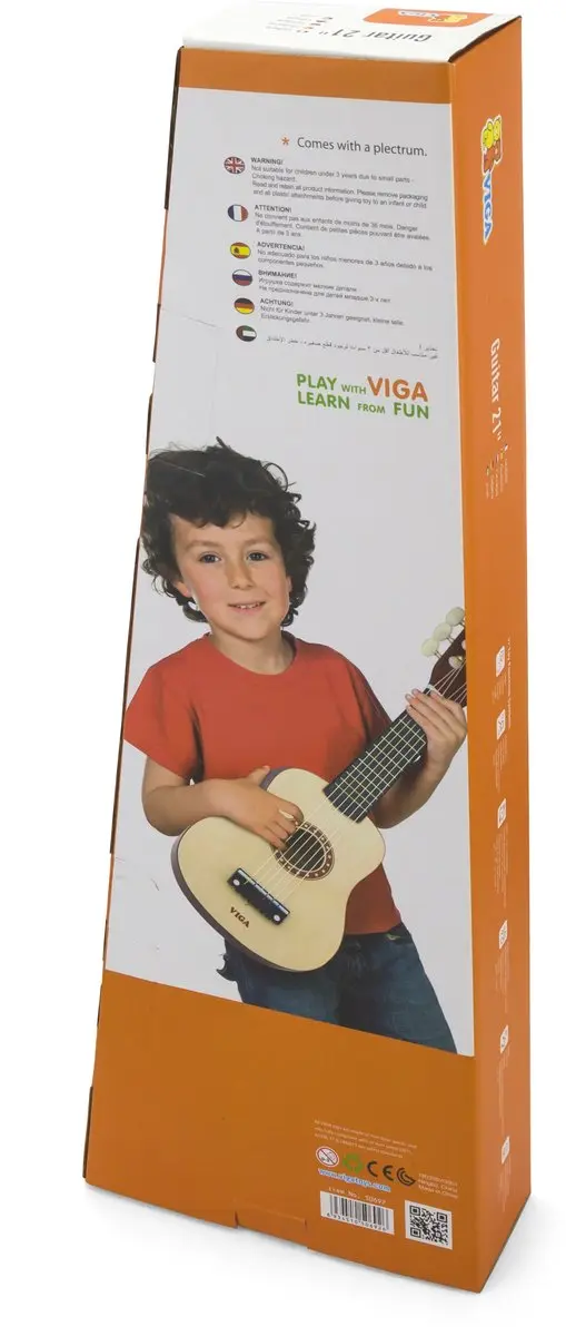 Viga Toys Mini-gitaar 53cm - Blank