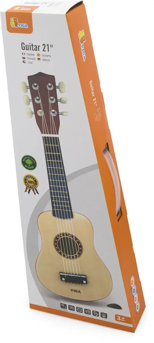 Viga Toys Mini-gitaar 53cm - Blank
